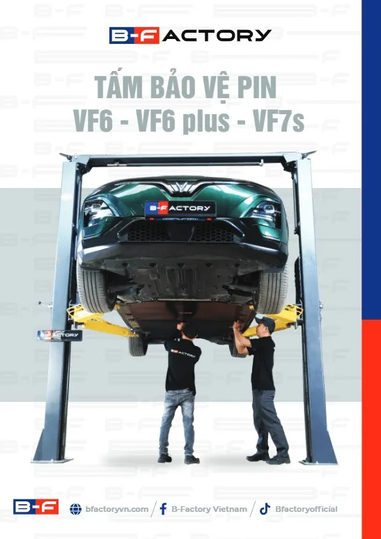 Tấm bảo vệ pin 2 lớp xe VinFast VF 6 – VF 6 Plus – VF 7s