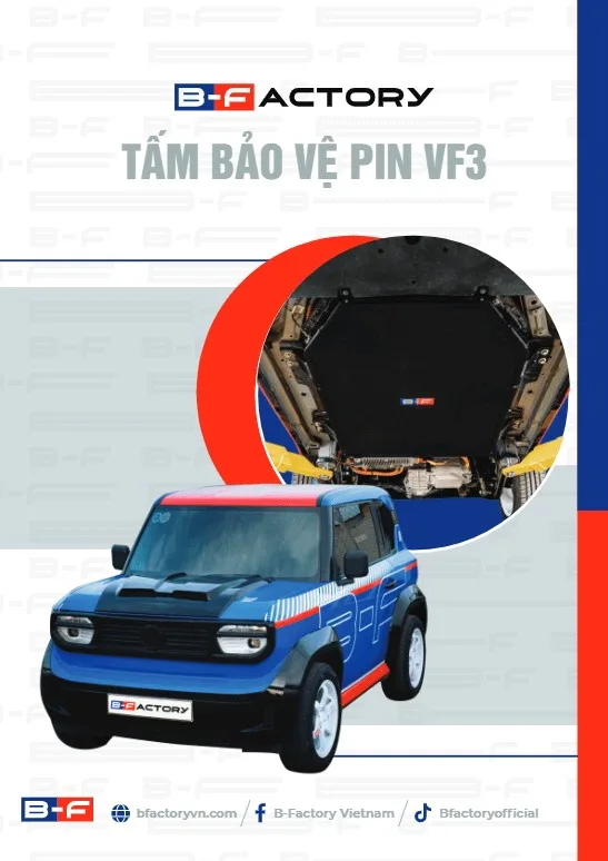 Tấm bảo vệ pin 2 lớp xe VinFast VF 3