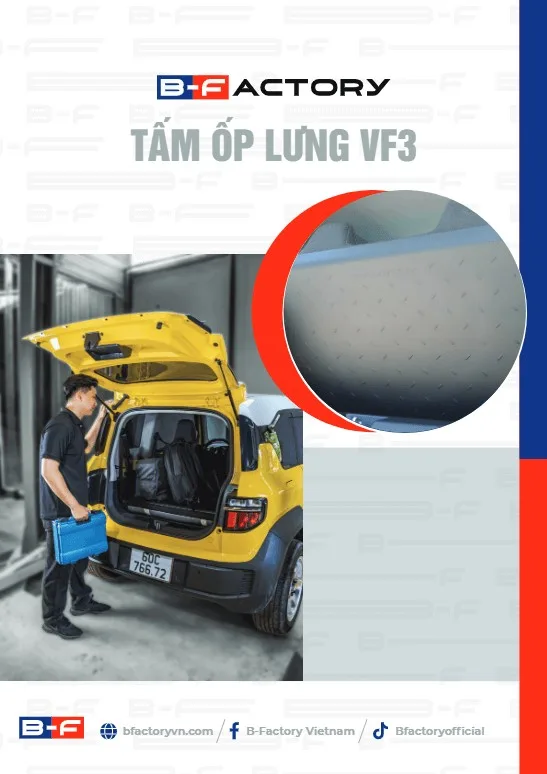 Tấm ốp lưng ghế sau xe VinFast VF 3