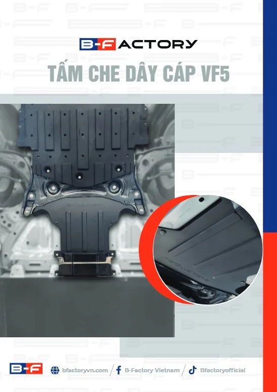 Tấm che dây cáp xe VinFast VF 5