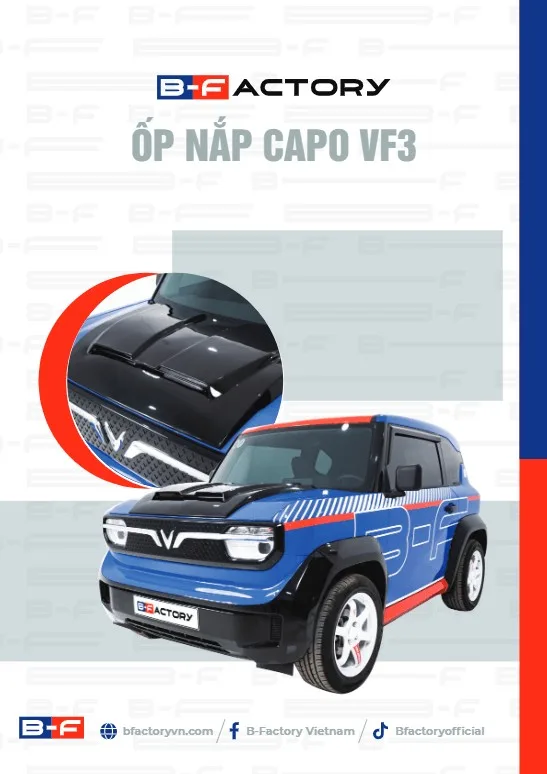 Ốp nắp capo xe VinFast VF 3