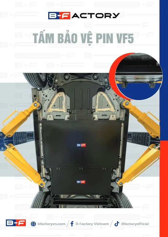 Tấm bảo vệ pin 2 lớp xe VinFast VF 5