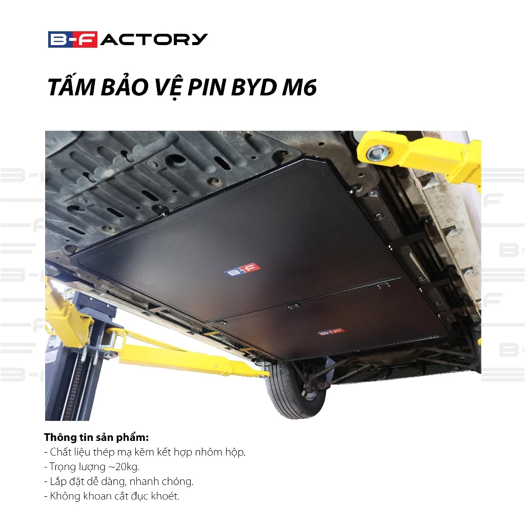 Phụ kiện cho xe BYD của B-Factory giúp bảo vệ xế yêu bền bỉ qua từng hành trình