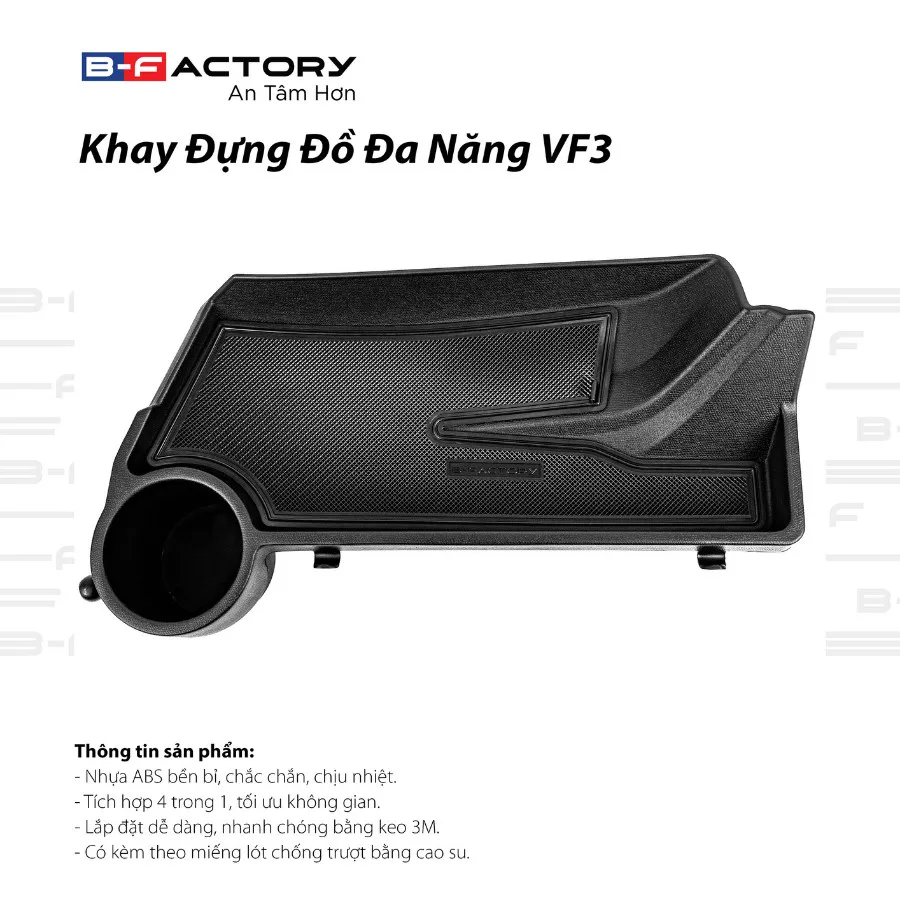 Phụ kiện ô tô điện Khay đựng đồ đa năng VF 3 của B-Factory