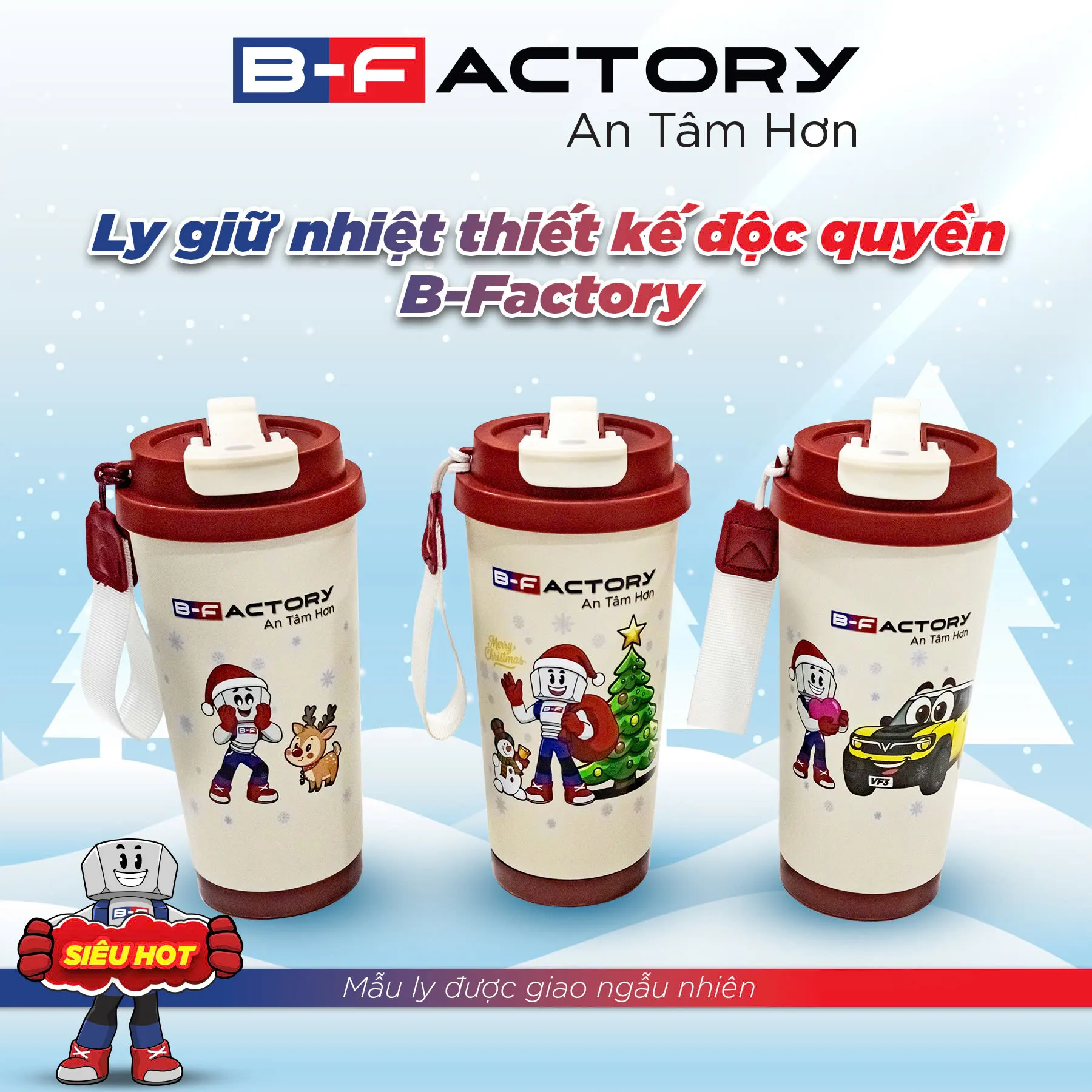 Phụ kiện ô tô điện B-Factory mùa giáng sinh có gì hot?